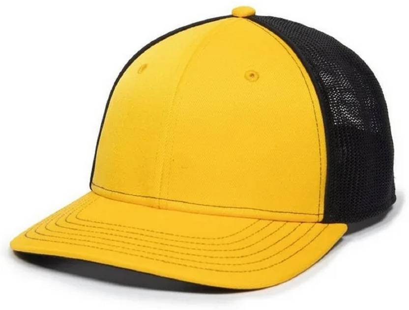 Ray of light yellow trucker cap view 1