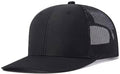 Ray of light black flat-brim trucker cap view 1