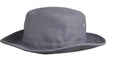 Ray of light dark grey cricket hat view 1