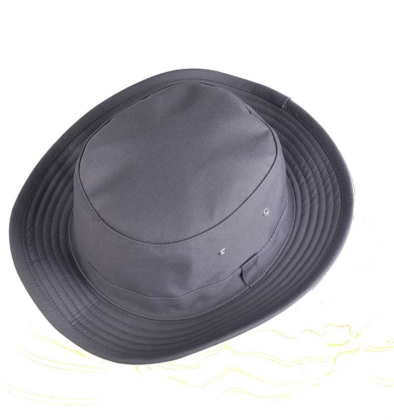 Ray of light dark grey cricket hat view 2