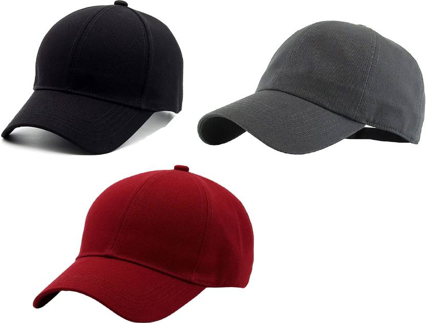 Ray of light dark-tone baseball caps – set of 3 view 1
