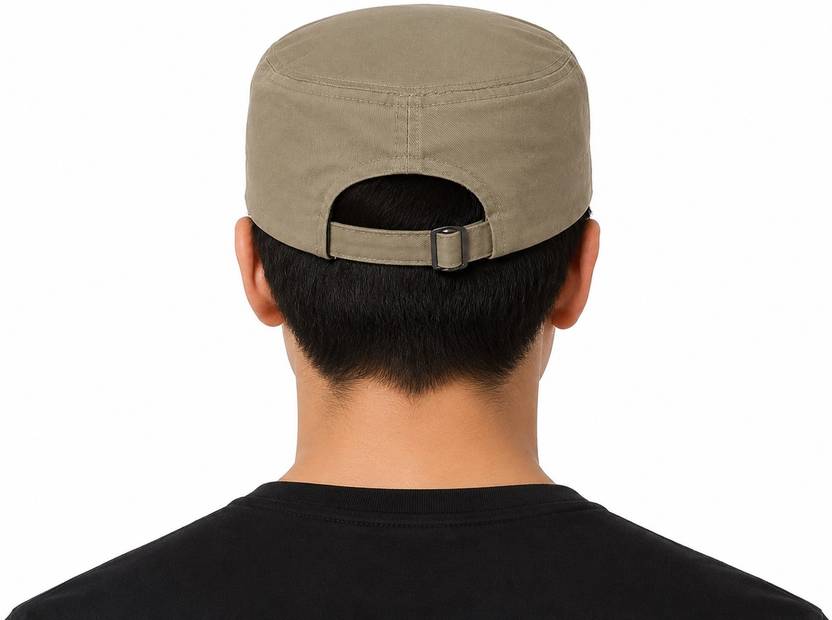 Ray of light khaki military cap view 3