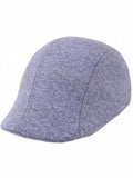 Ray of light light grey textured flat cap view 1