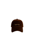 Ray of Light Light Hurts corduroy cap in Brown - front view