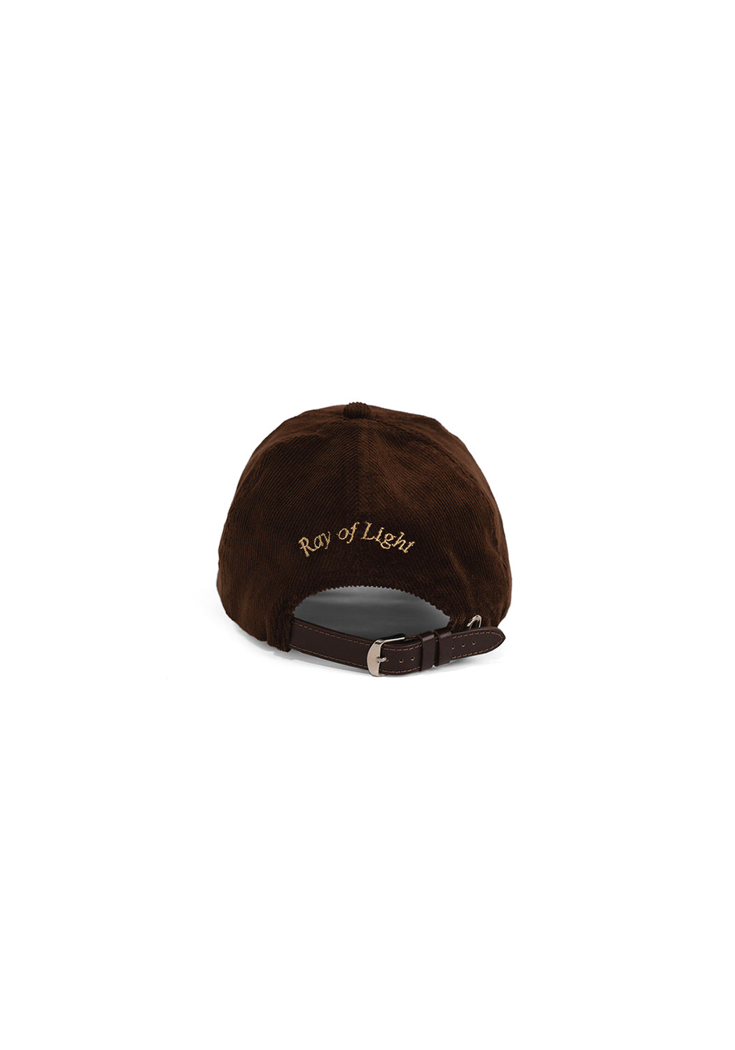 Ray of Light Offline Mode corduroy cap in Brown - back view
