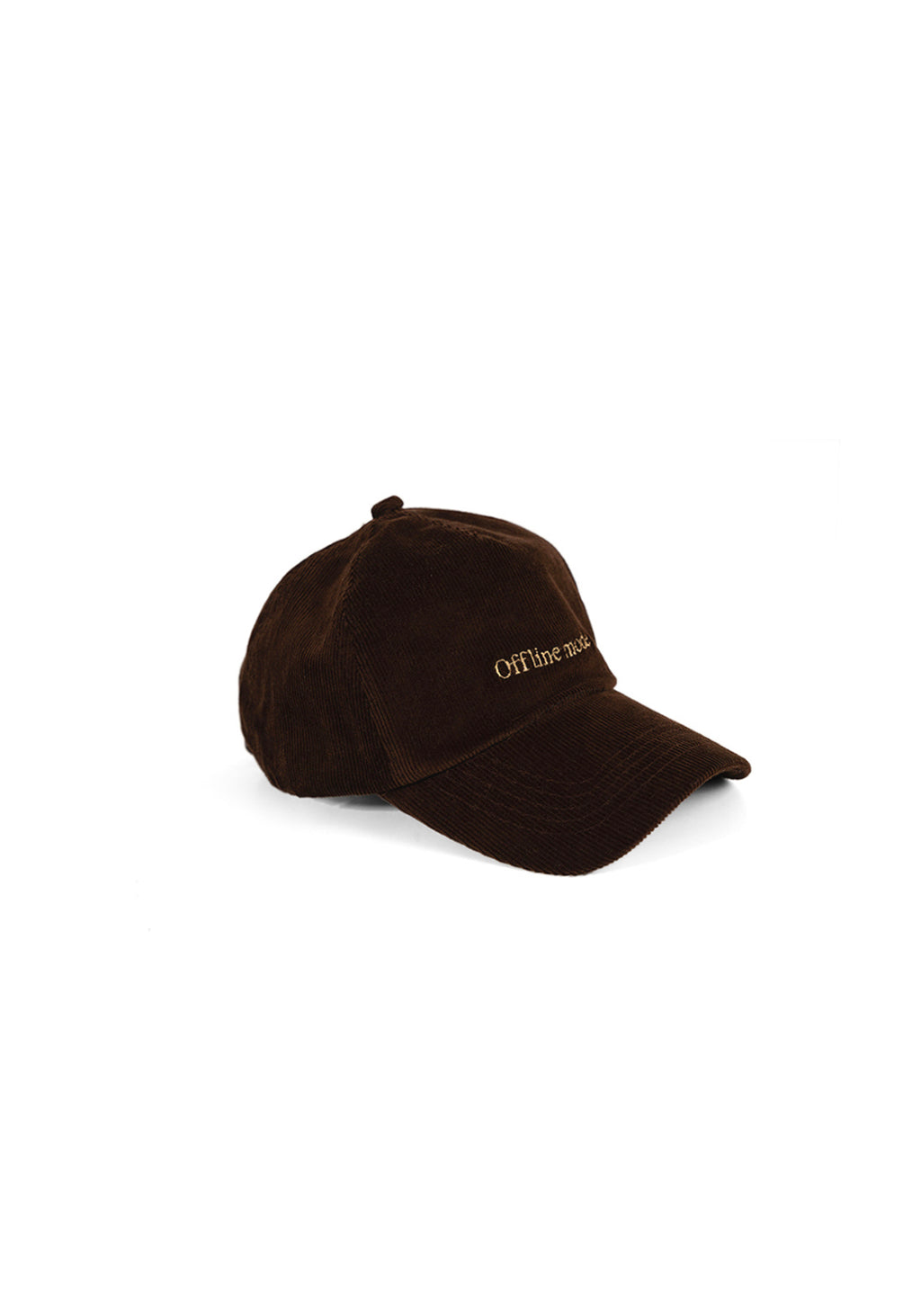 Ray of Light Offline Mode corduroy cap in Brown - right view