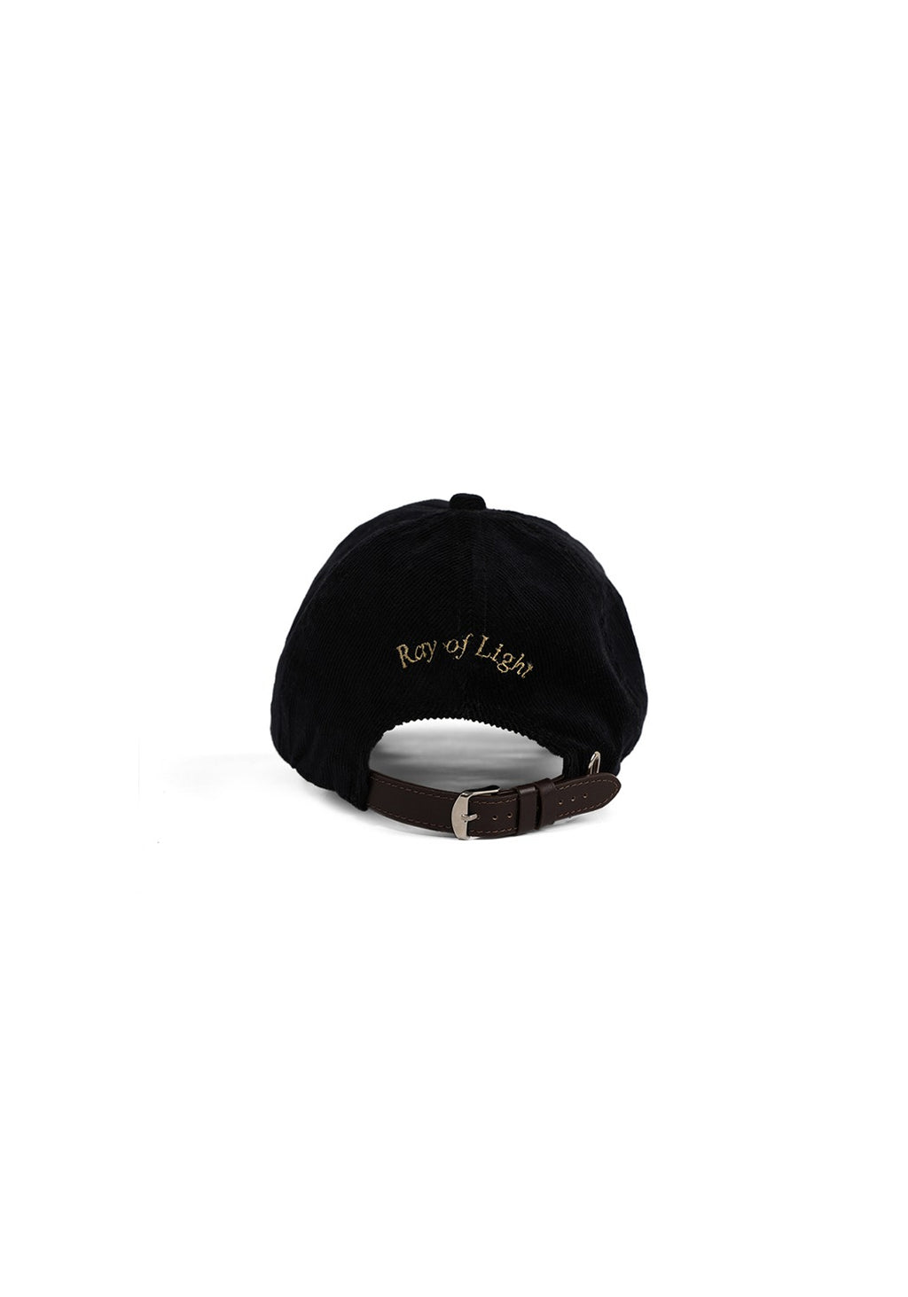 Ray of Light Offline Mode corduroy cap in Navy Blue - back view