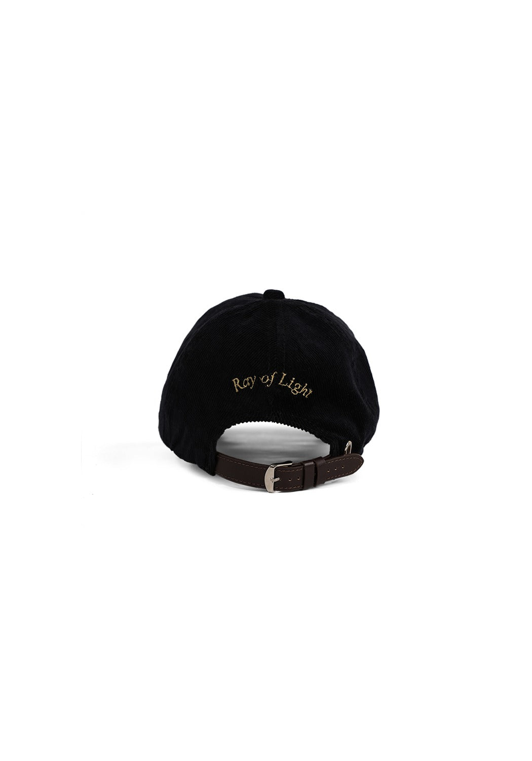 Ray of Light Offline Mode corduroy cap in Navy Blue - back view