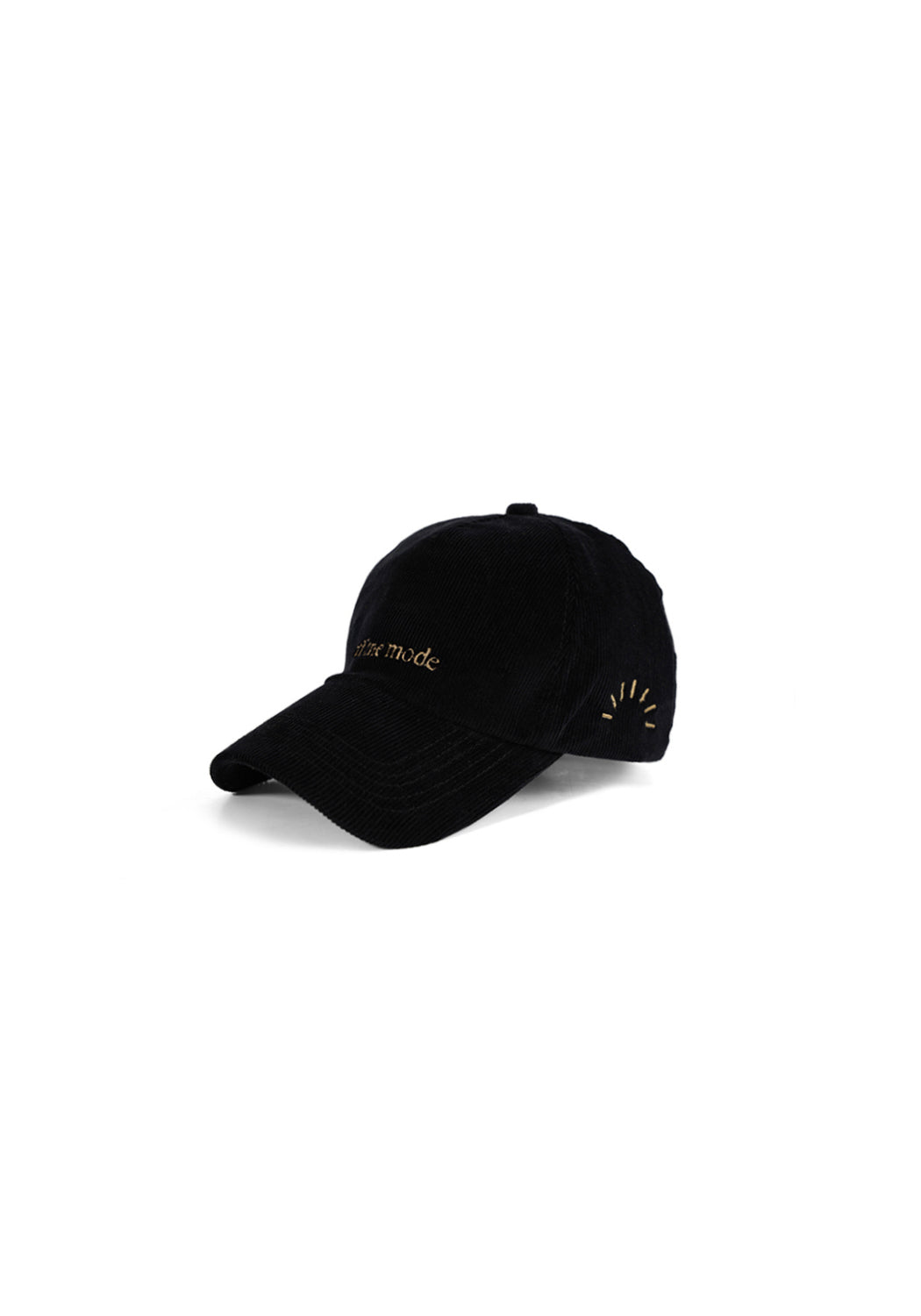 Ray of Light Offline Mode corduroy cap in Navy Blue - left view