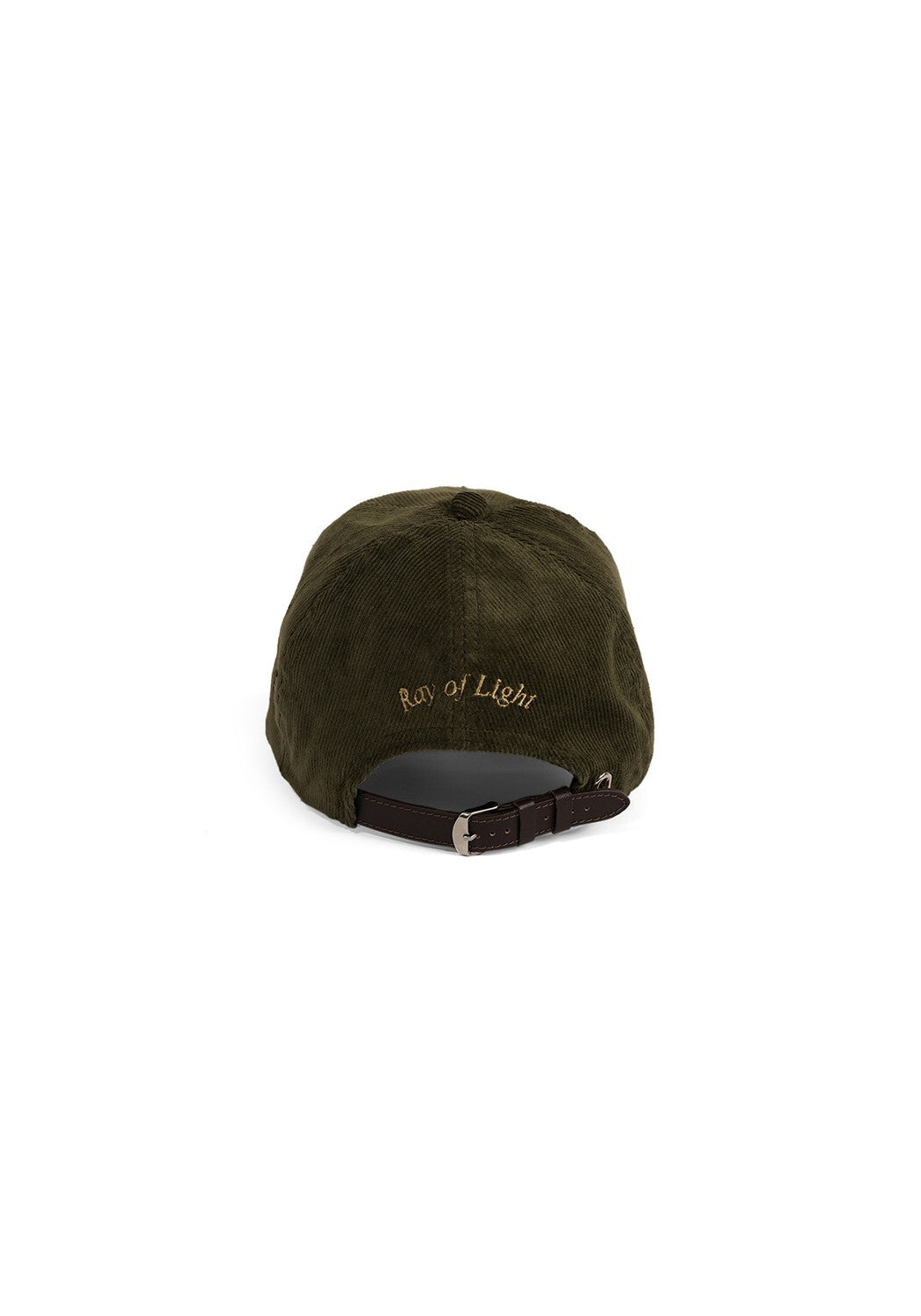 Ray of Light Offline Mode corduroy cap in Olive Green - back view
