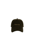 Ray of Light Offline Mode corduroy cap in Olive Green - front view