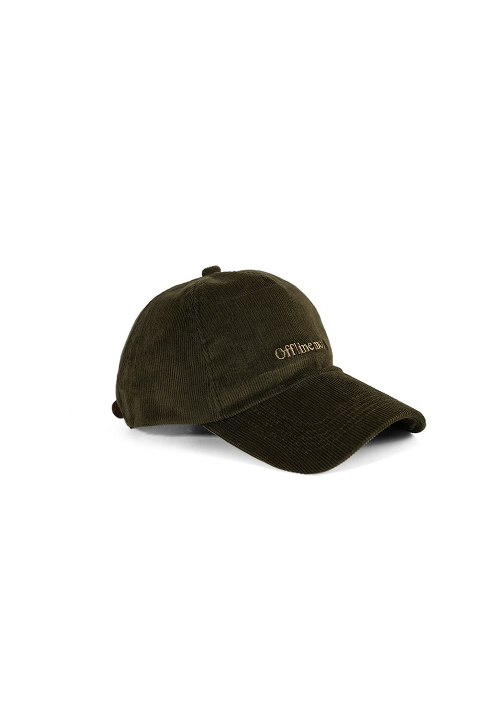 Ray of Light Offline Mode corduroy cap in Olive Green - right view