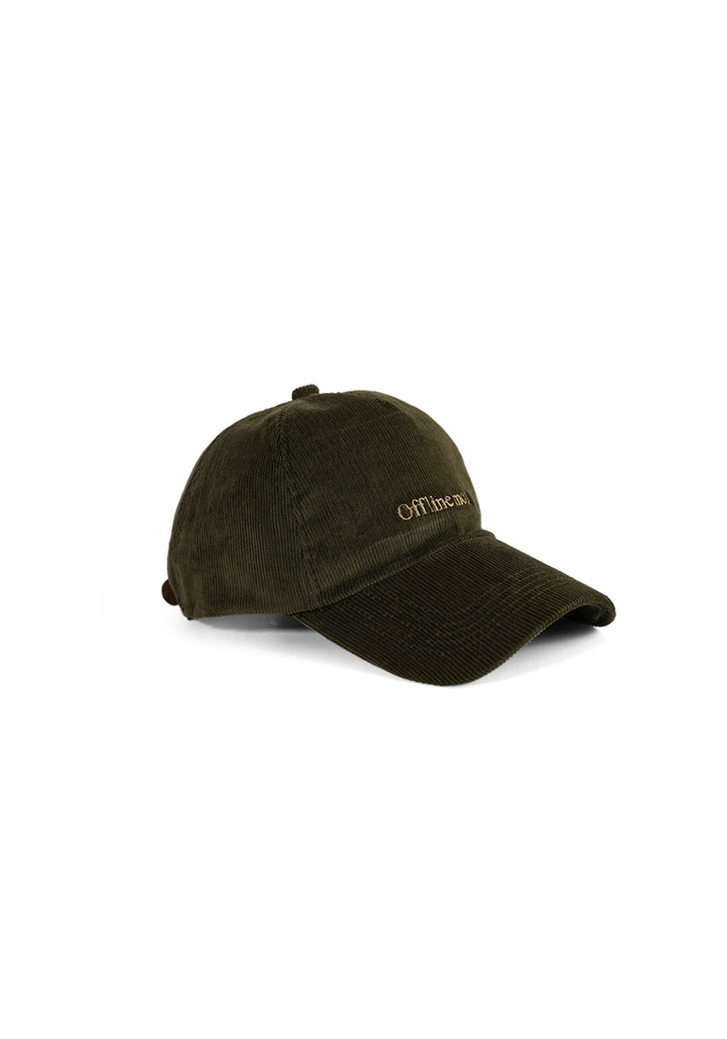 Ray of Light Offline Mode corduroy cap in Olive Green - right view