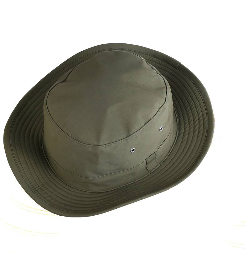Ray of light olive cricket hat view 2