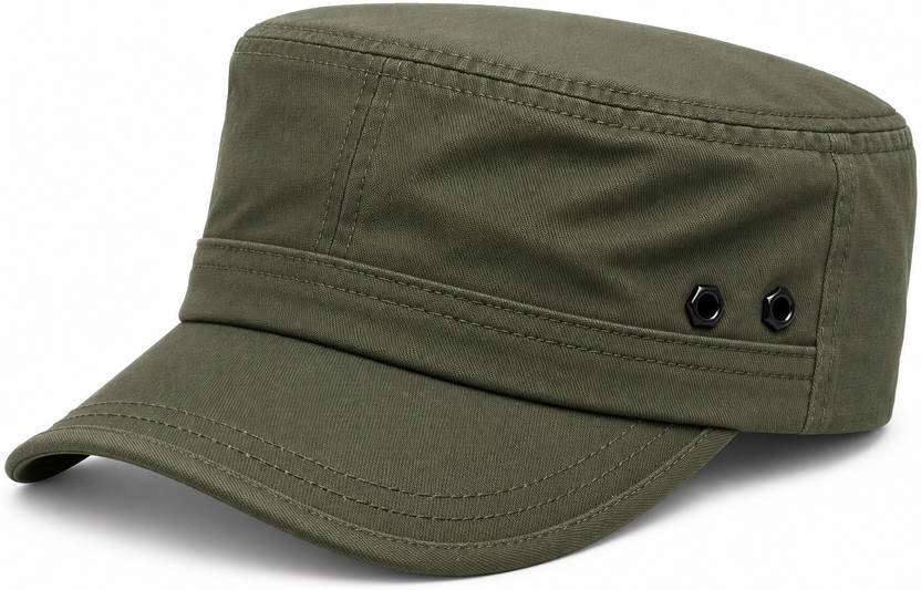 Ray of light olive military cap view 1