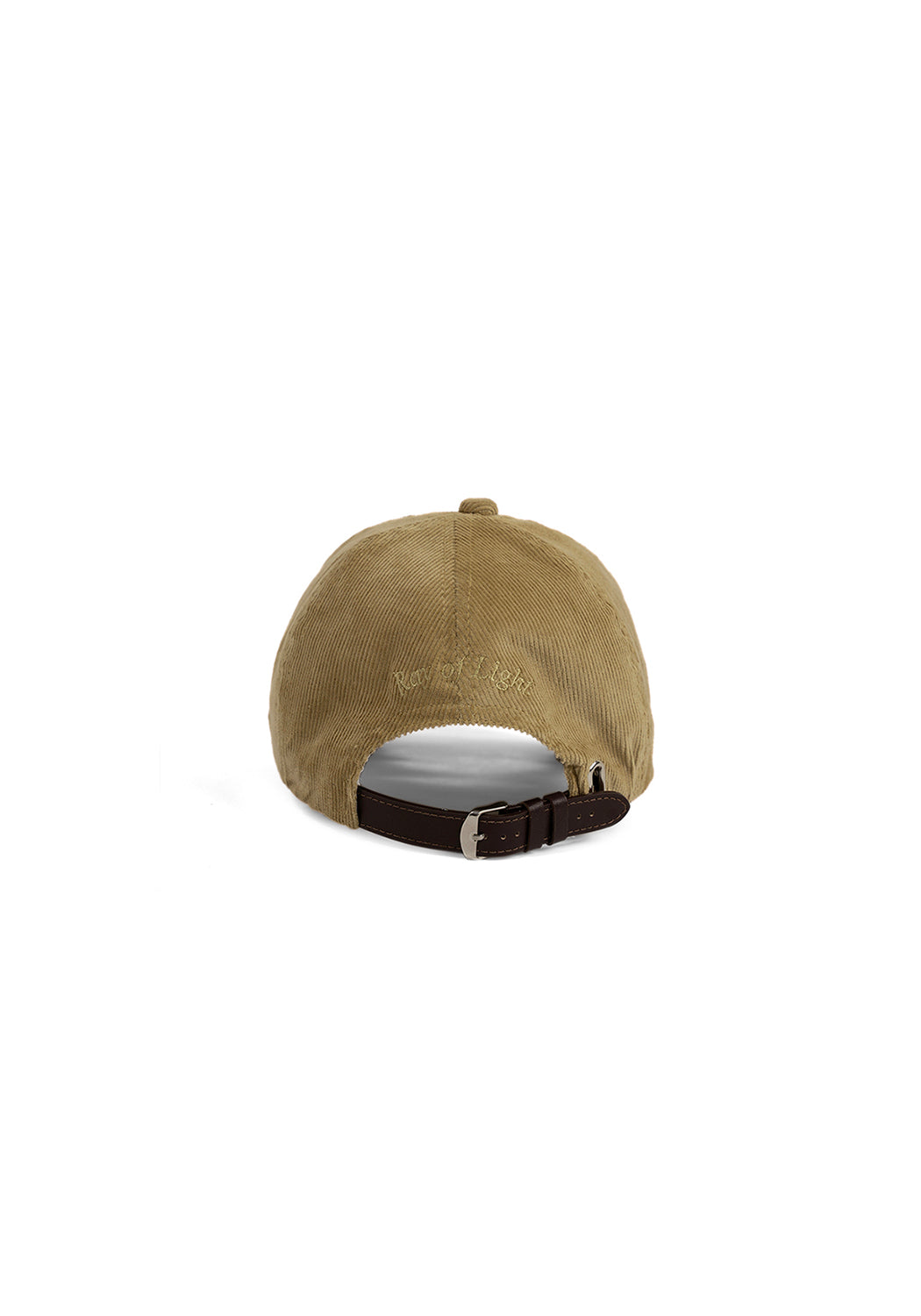 Ray of Light Too Real corduroy cap in Beige - back view