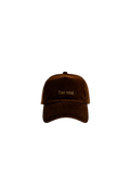 Ray of Light Too Real corduroy cap in Brown - front view