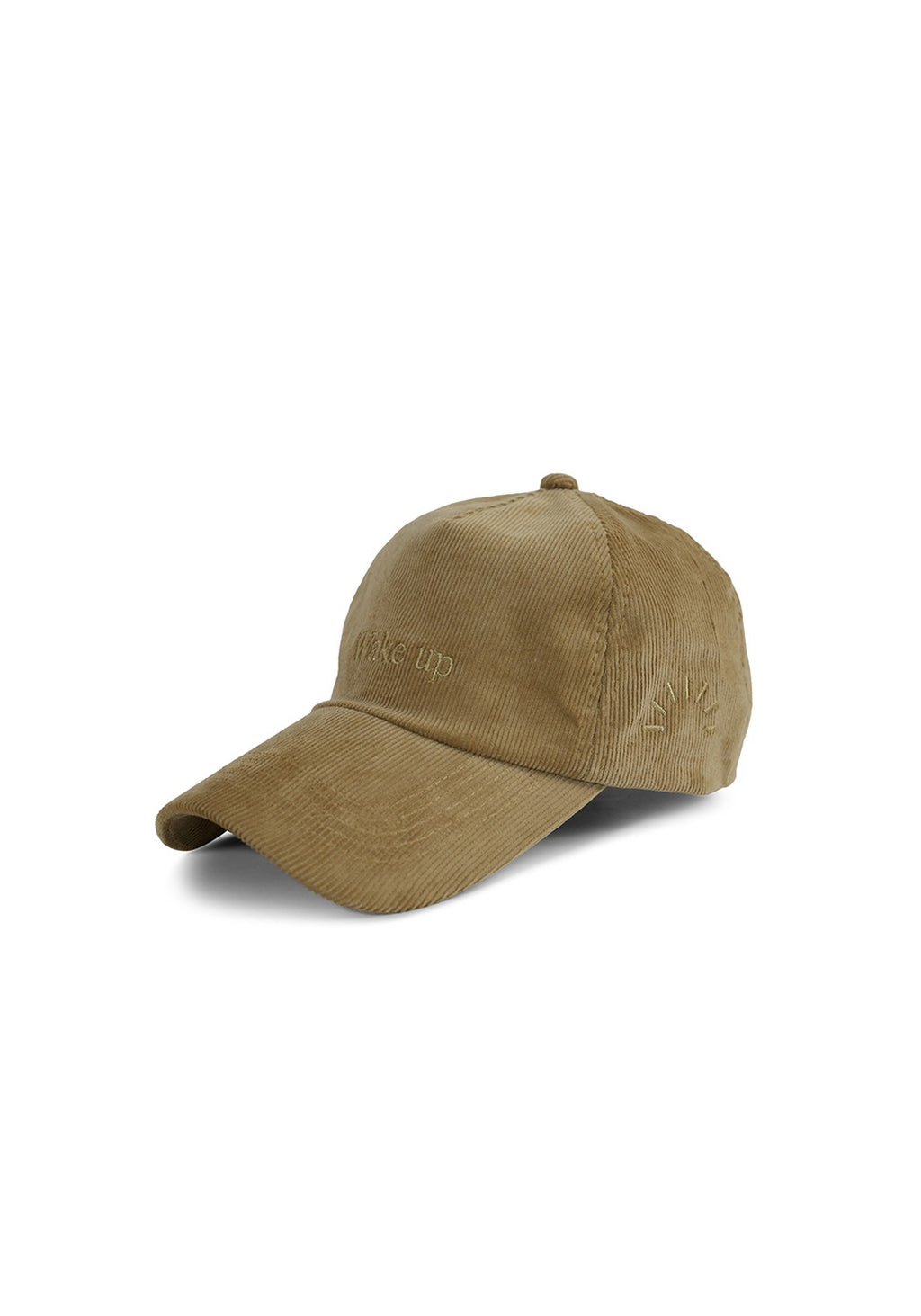 Ray of Light Wake Up corduroy cap in Beige - left view