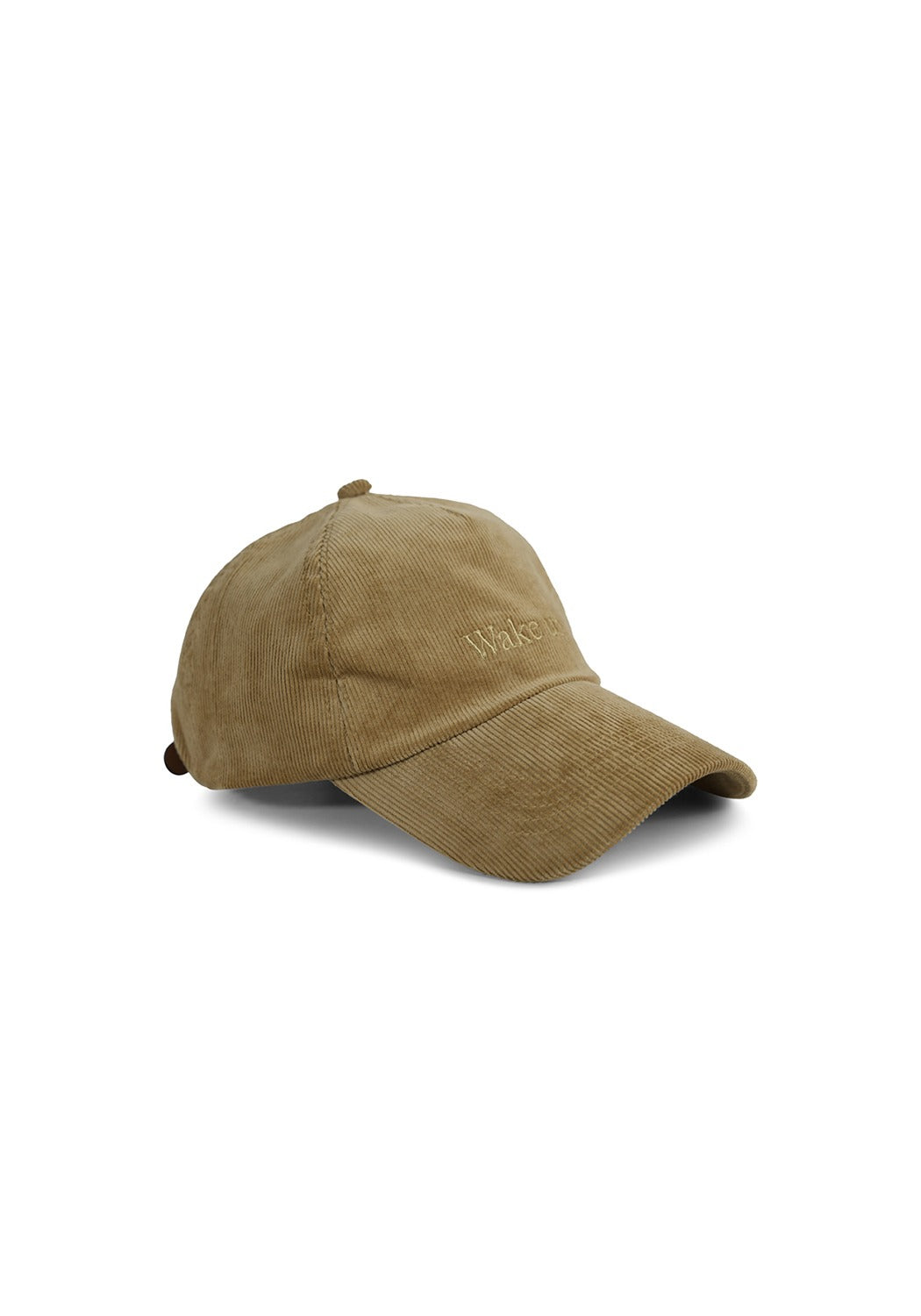 Ray of Light Wake Up corduroy cap in Beige - right view