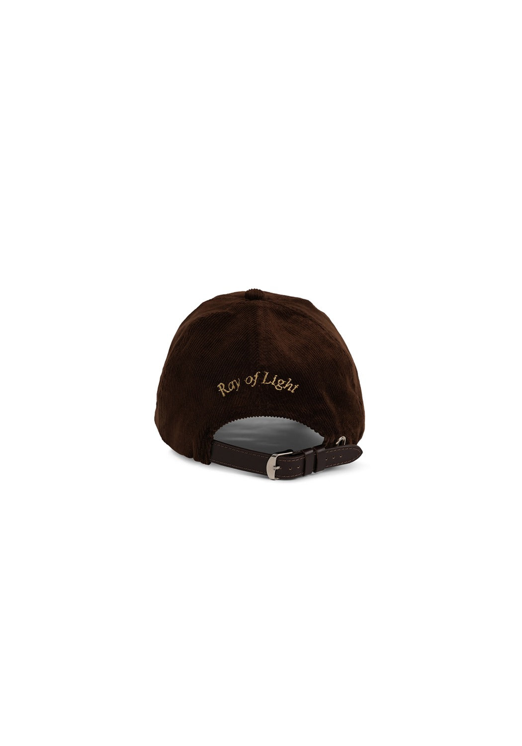 Ray of Light Wake Up corduroy cap in Brown - back view