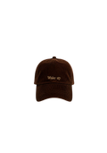 Ray of Light Wake Up corduroy cap in Brown - front view