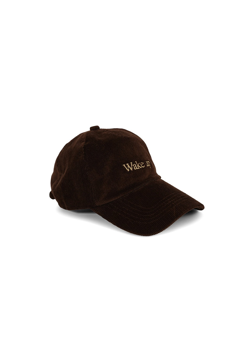 Ray of Light Wake Up corduroy cap in Brown - right view