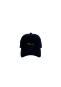 Ray of Light Wake Up corduroy cap in Navy Blue - front view