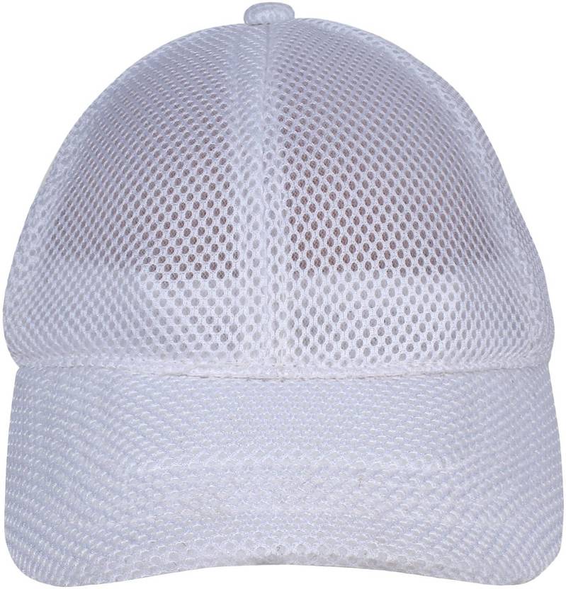 Ray of light white mesh cap view 1