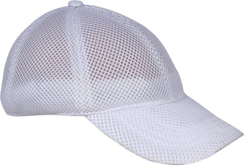 Ray of light white mesh cap view 2