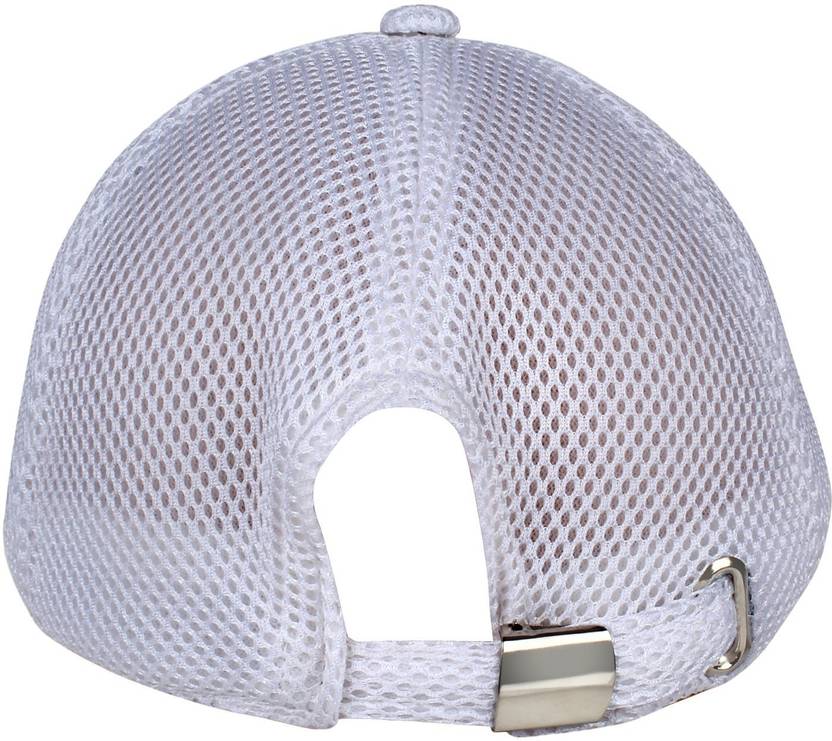 Ray of light white mesh cap view 3