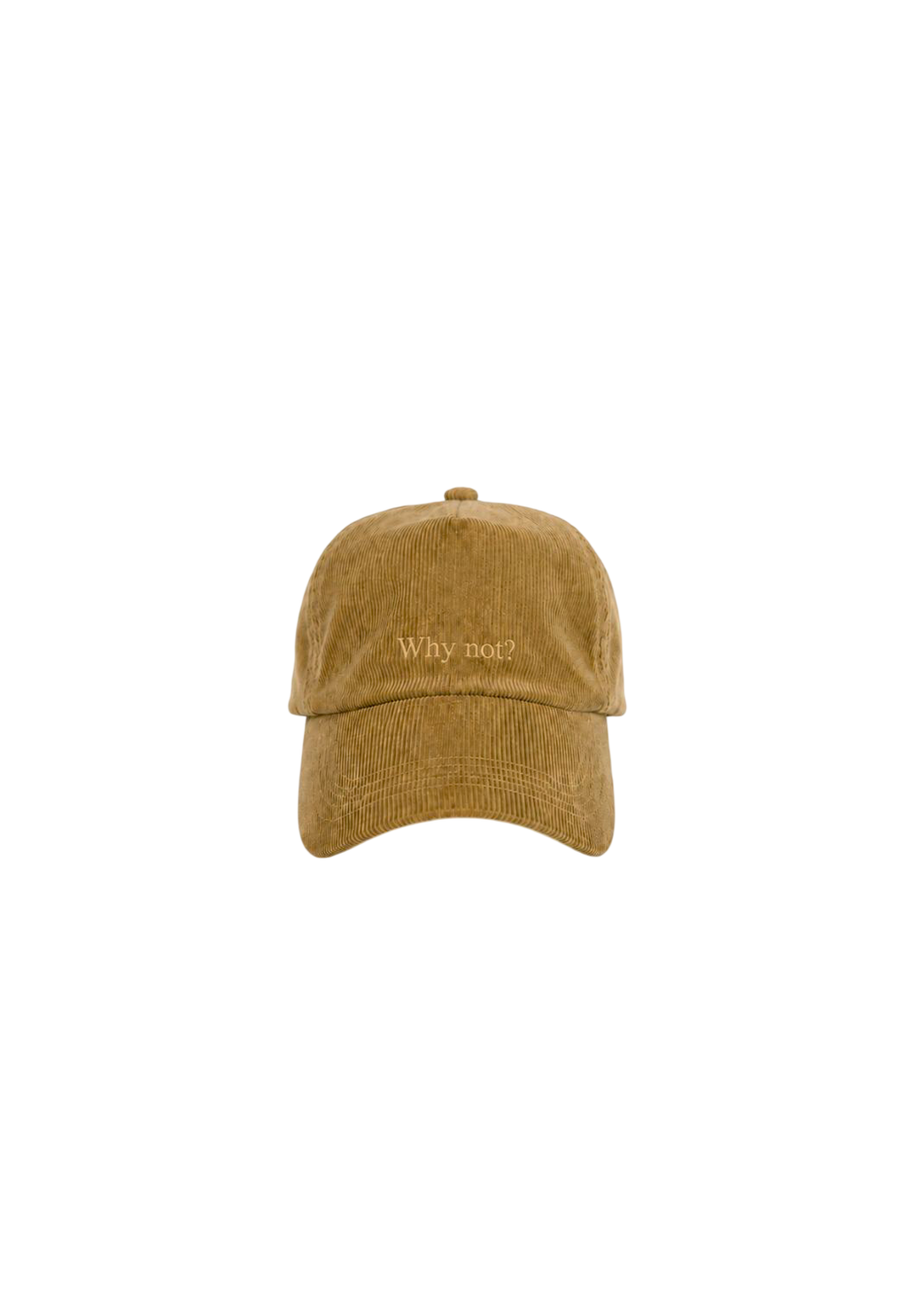 Ray of Light Why Not corduroy cap in Beige - front view