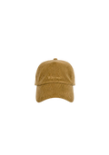 Ray of Light Why Not corduroy cap in Beige - front view