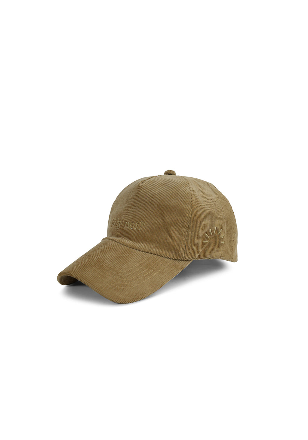 Ray of Light Why Not corduroy cap in Beige - left view