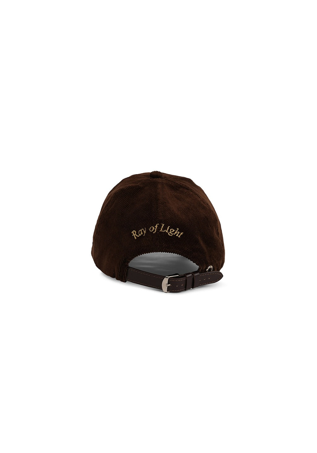 Ray of Light Why Not corduroy cap in Brown - back view