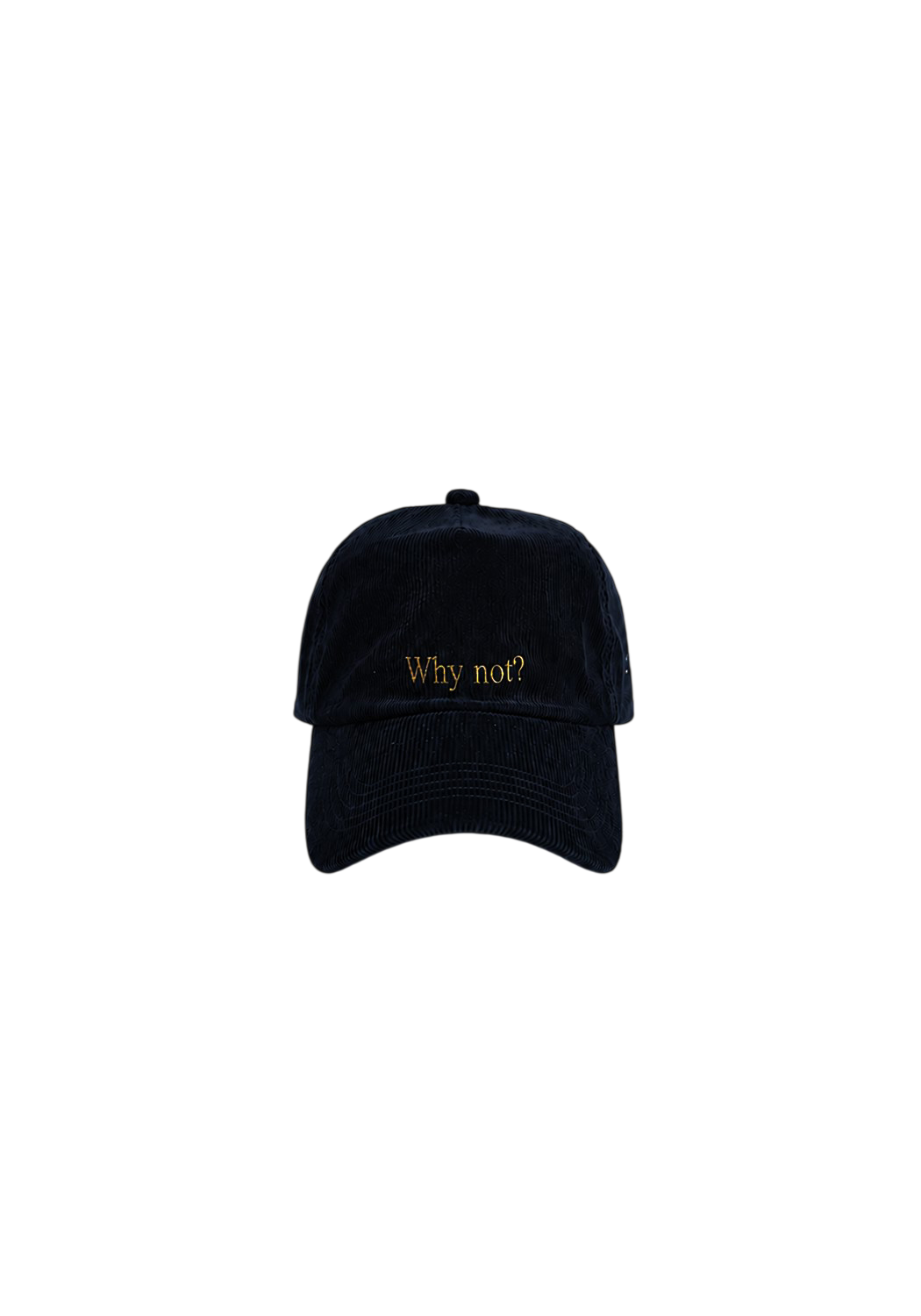 Ray of Light Why Not corduroy cap in Navy Blue - front view