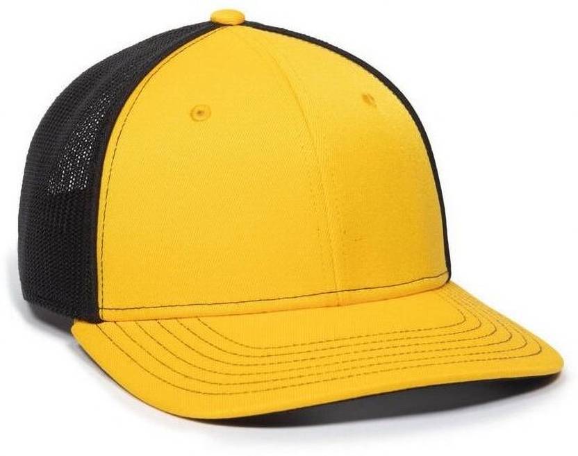 Ray of light yellow trucker cap view 4
